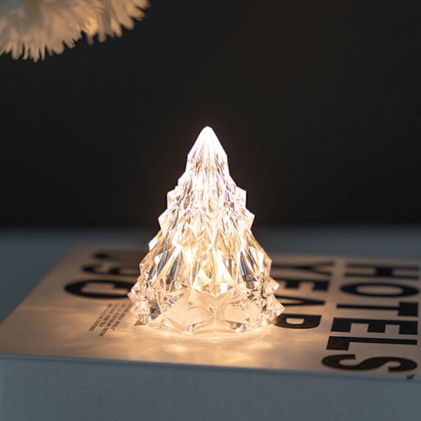 Mini Juletrær med LED-lys - Julelys, Bordlampe, Juletrærlampe, Julefestdekorasjon, Skrivebordsdekorasjoner