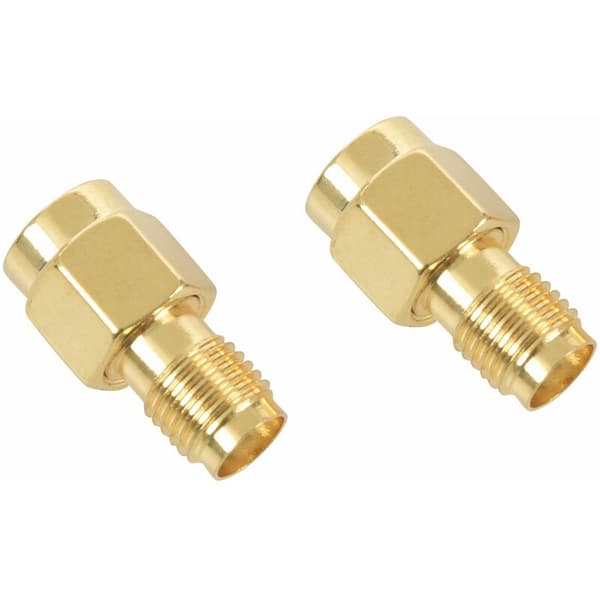 2PCS SMA till RP-SMA hane RF koaxialadapter