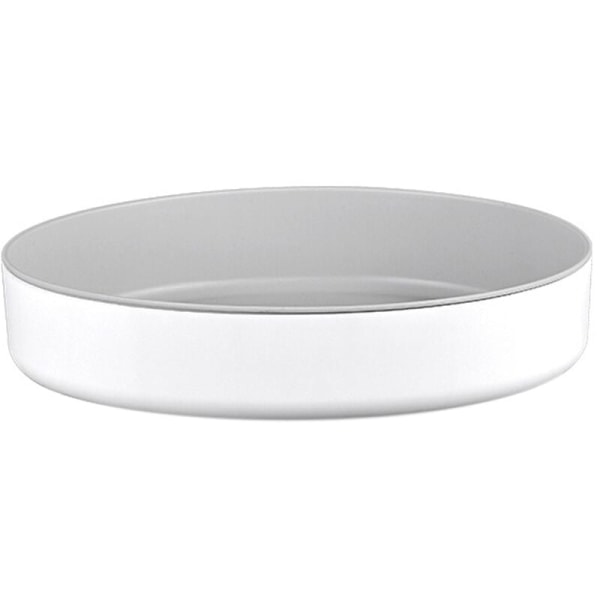 360° roterande kryddhylla organiser hållare kök förvaringsbricka Lazy Susan tillbehör för badrum, skåp - Vit + Grå
