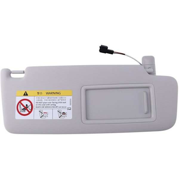 Par solskjermer til bilinnredning med sminke speil grå for Golf MK7 2014-2017 5GG857551 5GG857552