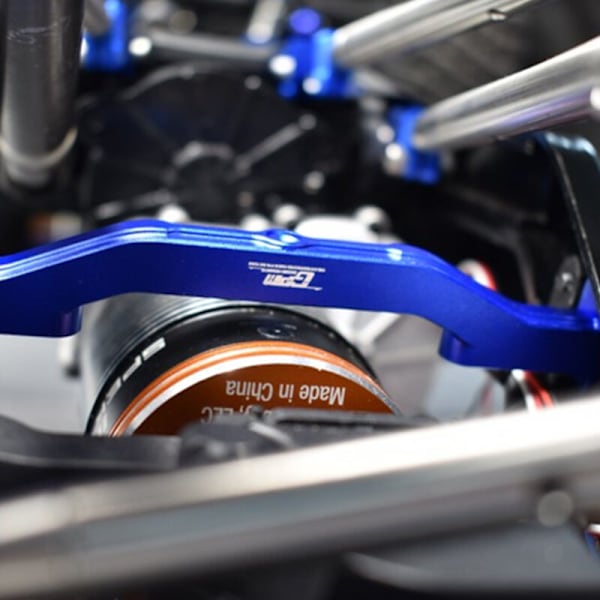 Metall nedre ramme støtte søyle for AXIAL SCX6 AXI05000 1/6 RC bil oppgraderingsdeler, sølv