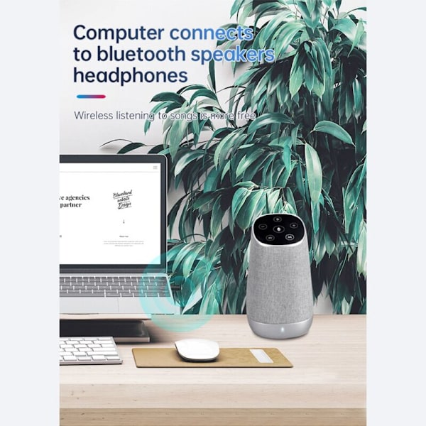 5 i 1 Bluetooth 5.2 mottagare sändare adapter 3,5 mm för bilmusik ljud Aux A2Dp hörlurar mottagare handsfree