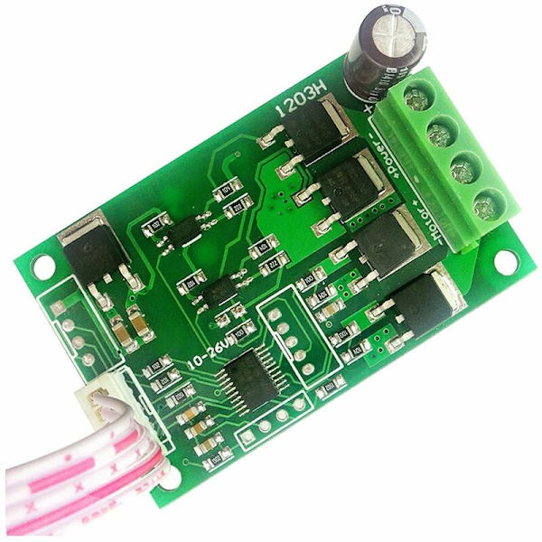 DC 12V - 24V 3A MAX DC Motorstyrenhet Regulatorstyrenhet med Knappbrytare Helt Automatisk Justerbar Styrning Inverter