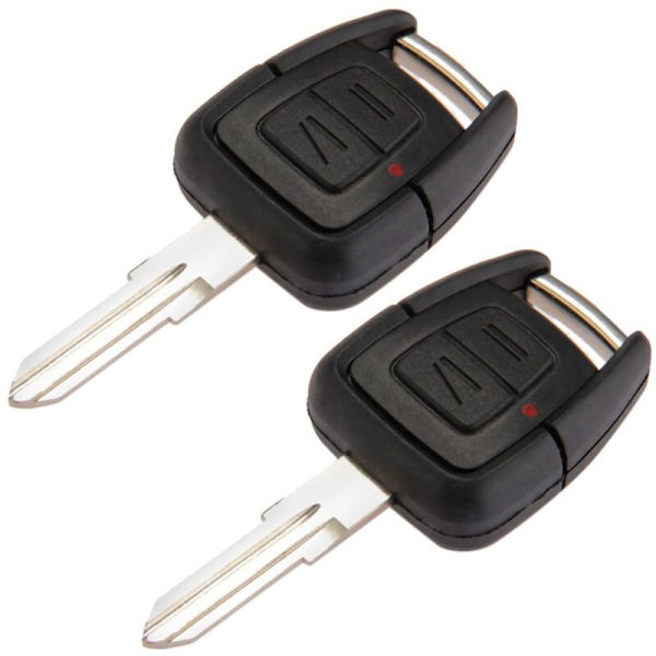 2X ABS-avain kotelon kansi 2 painiketta auto Zafira