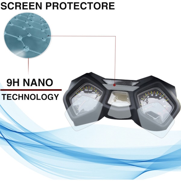 Ripebeskyttelse Film Instrumentklynge Speedometer Skjermbeskytter Motorsykkel for Joymax Z300 Z 300I ABS