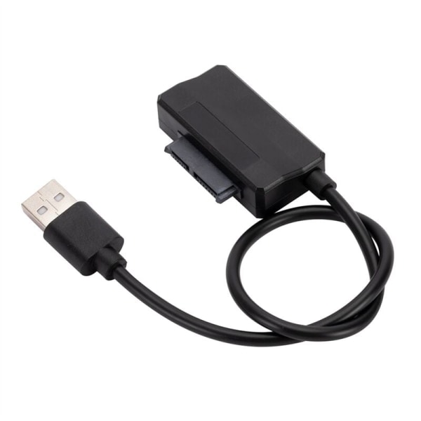 SATA7P+6P til USB2.0 til bærbar ekstern optisk drev kabinet USB SATA datakabel Easy Drive kabel 30cm til bærbar CD-ROM