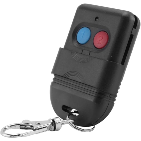 2x 8-polig DIP-omkopplare 330Mhz Smart Copy Fjärrkontroll Fast Kod 2-kanals Duplicering för Garageportöppnare eller Larm