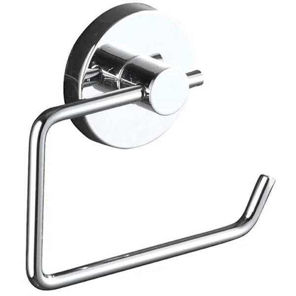 Väggmonterad Toapappershållare, Hållare för Toapapper i Badrum och Toalett, Kromat Metall, 8126cm