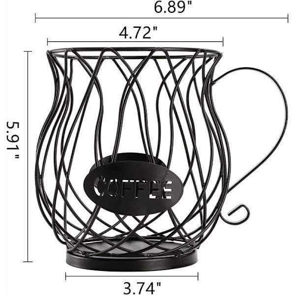 Universal Kaffekapslar Förvaringskorg Hållare, Mångsidig för Hemmet
