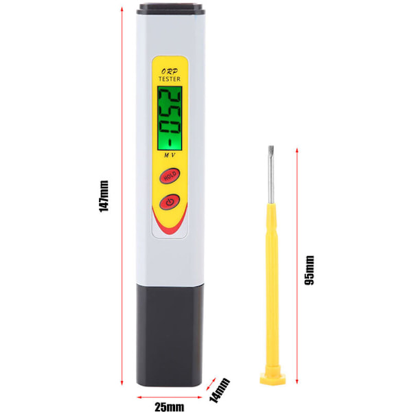ORP-969 Redox Meter ORP Tester Bærbar Digital Vandkvalitetstester Pen