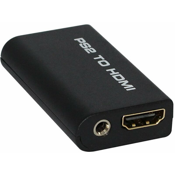 HDV-G300 PS2 HDMI 480I / 480P / 576I Audio Video -muunninsovitin 3,5 mm:n äänilähtöllä