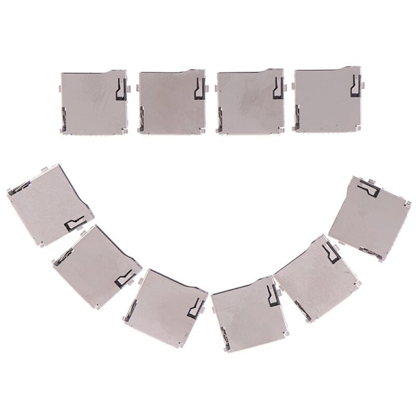 10 stk Serie TF PUSH 1.85H Mini SD-kort Socket Adapter Connector