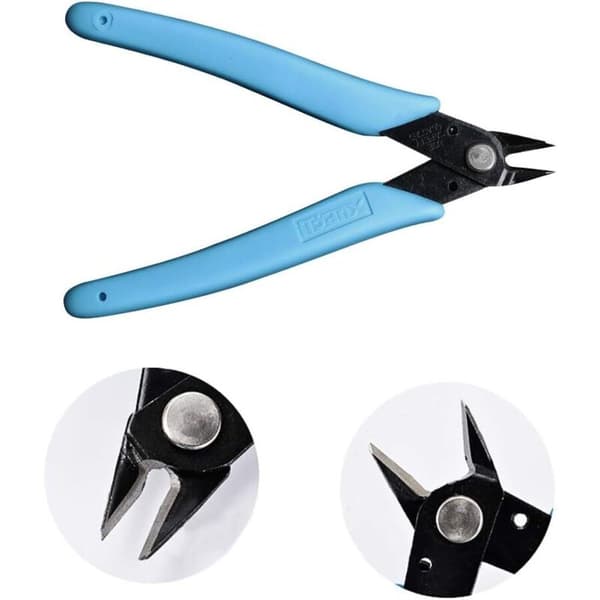 Side Cutters, Precision Cutting Pliers Side Snips Cutting Tool for Electrical Cable/Jewelry Repair(2Pack)