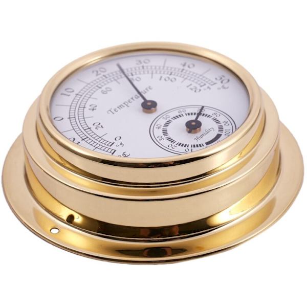 Termometer Hygrometer Barometer Klockor 2 Kompletta Set Väderstation Mätare