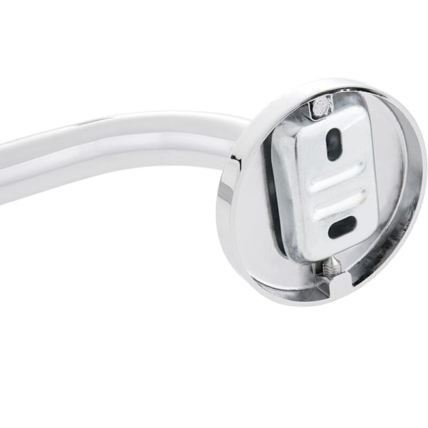 Krom væghængt håndklædeholder 450x60x74mm Renne