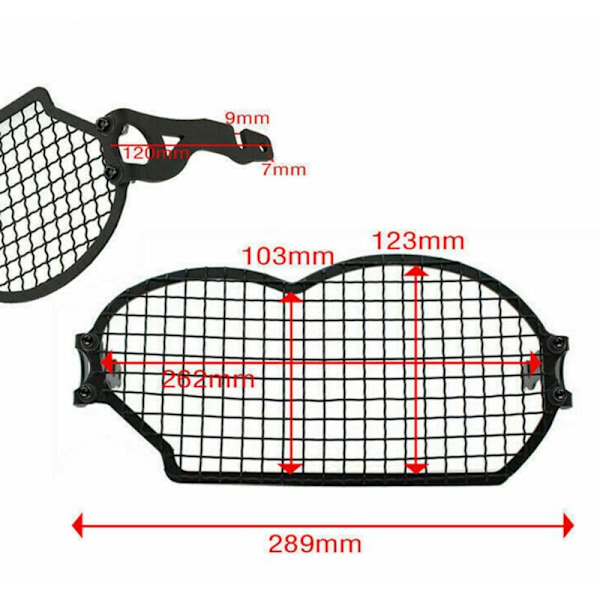 Motorsykkel frontlyktbeskytter, frontlyktgrilldeksel for R1200GS Adventure R1200 GS R 1200GS ADV 2004-12