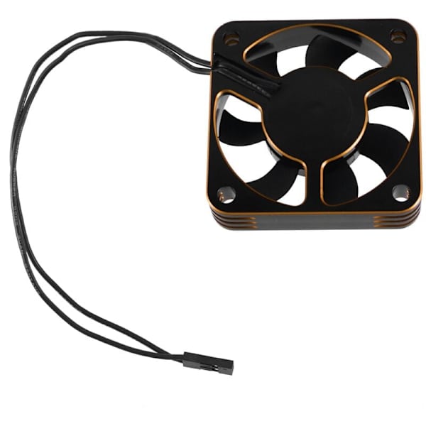 RC-fläkt 50 mm värmeavledning kylning för 1/10 1/8 borstlös motor bildelar, guld