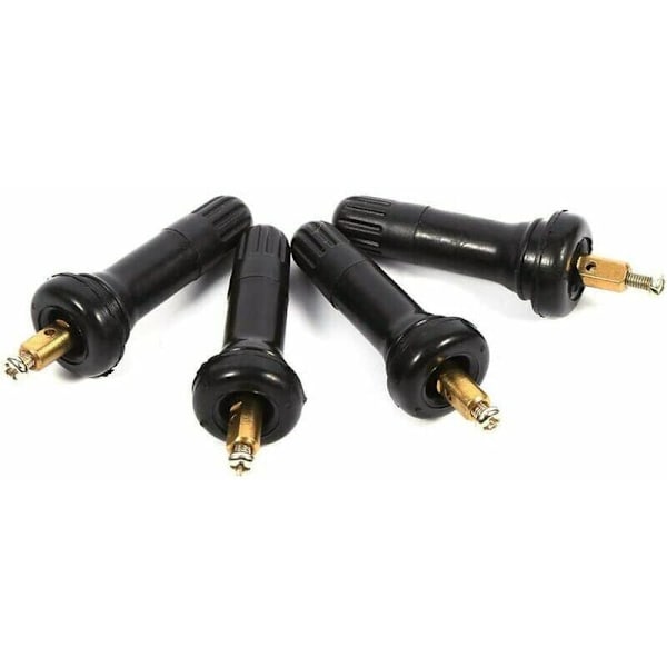 Candyse 4-pack Däckventil Reparationskit TPMS Trycksensor Däcktrycksövervakningssystem Ventil Snap-in Däckventilstammar