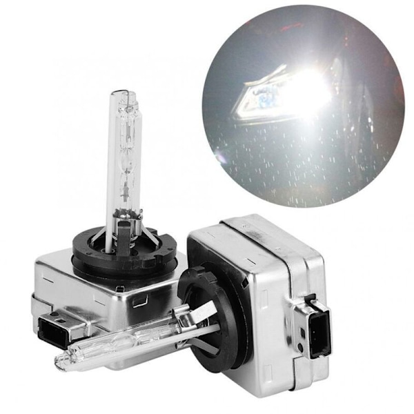 D1S 35W Xenon HID-lampa HID-konverteringskit 6000K 12V Diamantvit + 300% Ultraklart Bi HID-lampa Konverteringskit, 2 st