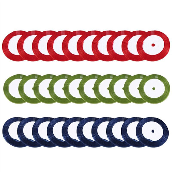 (25 meter/rulle) 6 mm satinband grossist presentförpackning juldekor manuell DIY band tyg