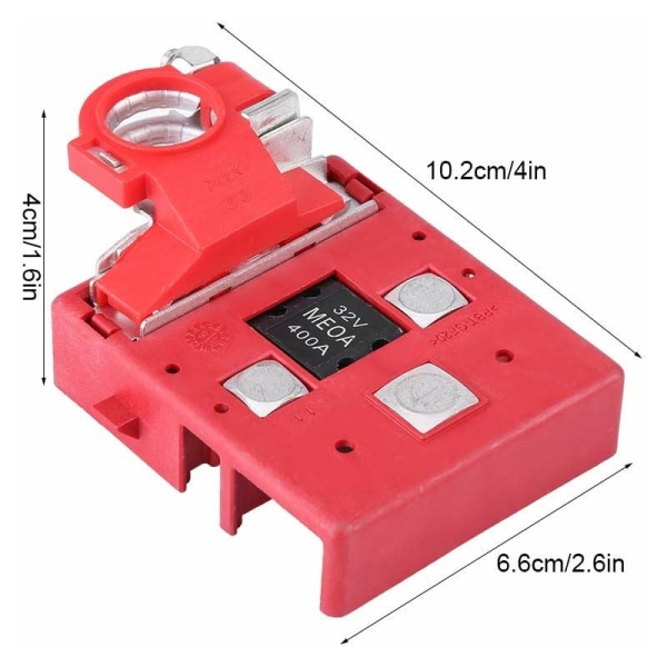 Quick Release Battery Terminals, Caravan 32V 400A Quick Release Fuse Battery Distribution Terminals Clamps Connector