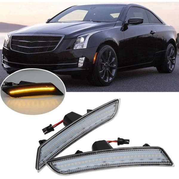 Car LED Side Markers, til ATS -V 2015-2019 Side Marker Indikator, Klar