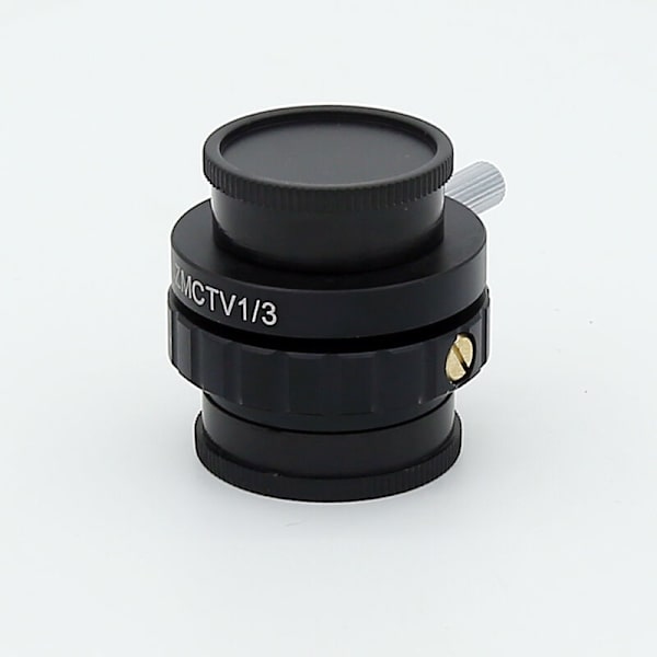 CTV 1/2 1/3 Adapter 0.3X 0.5X Fast Objektiv Adapter til Trinokulært Stereo Mikroskop VGA USB Videokamera