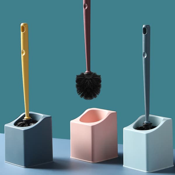 Afløbelig toiletbørste med sæde（blå）