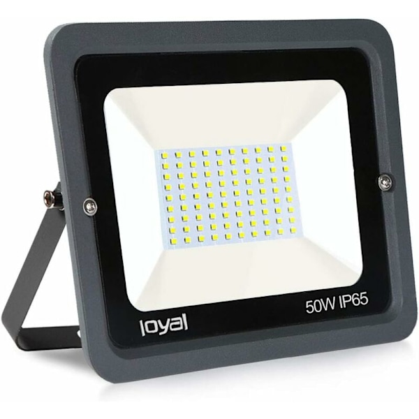 LED-ulkovalaisin 50W 5000LM Superkirkas Ulkovalaisin, 6000K Kylmä Valkoinen Ulkovalaistus, IP65 Vedenkestävä LED-turvavalaistus