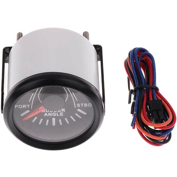 Rorvinkelindikator med måler/sensor bådror 52 mm 12V 24V