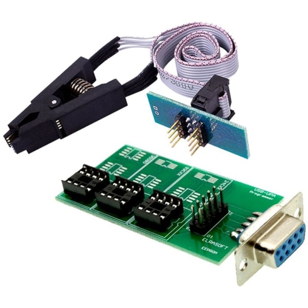 UPA USB V1.3 Xprog ECU Chip Tuning Programmer Eeprom Board Adapter with SOP8 SOIC8 Clip for 24CXX & 25 Chips(Full)