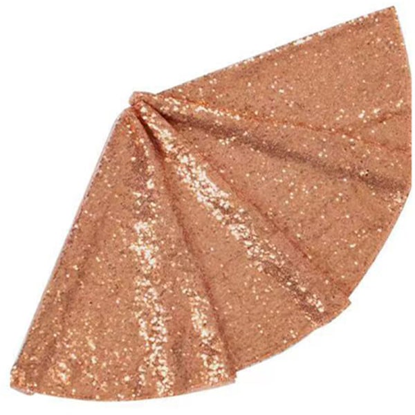 Champagne-väriset Sekvenssit Joulukuusen Helma Joulukoriste Rose Gold