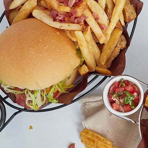 Non-Stick Belegg Oval Serveringskurv Salat Kake Hamburger Kylling Restaurant Matkurv Kurv