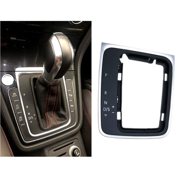 Bilskiftknappramhållare Cirkelväxelspak Bas Auto Trim för Golf 7 7.5