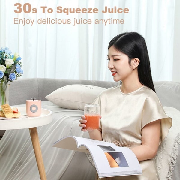 500ML bærbar blender 6 kutter mini juicer USB elektrisk blender frugt juicer til frugt og grøntsager juicer maskine-C