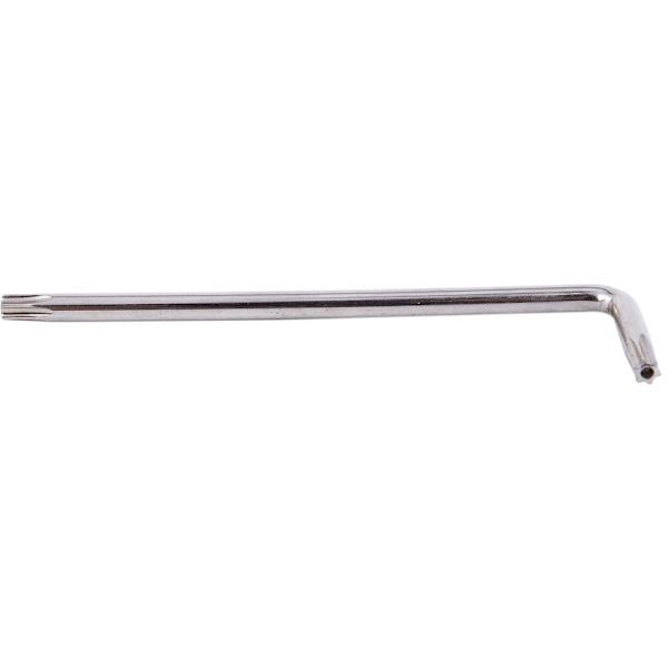 Pitkä käsi vääntökestävä Torx-tähtiavain, hopea, T25 100mm