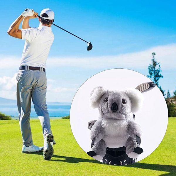 1 st Koala-stil Golfhuvudskydd Anti-Scratch Skyddande Drivvedhuvudskydd