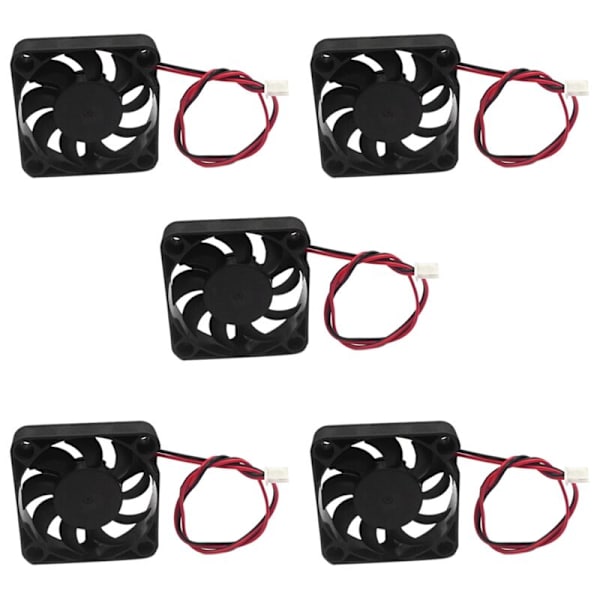 50X50X10Mm 5010 DC 2-polig borstlös kylfläkt passar för CPU / elektronisk utrustning, 24V