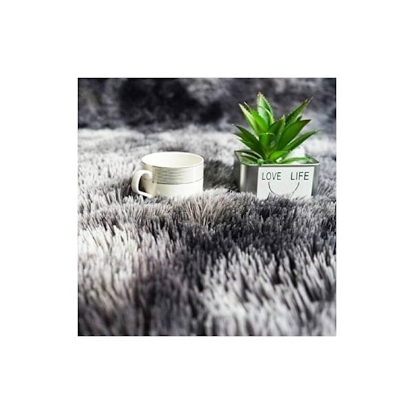 Mjuk Modern Shaggy Matta 4x6.6 för Sovrum Vardagsrum Sovsal Barnrum Hem Dekorativ, Halksäker Plysch Fluffig Päls Area Mattor Bekväm Barnkammare A