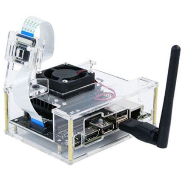 Akrylveske for Nano 2GB Development Kit Development Board Beskyttende Skall