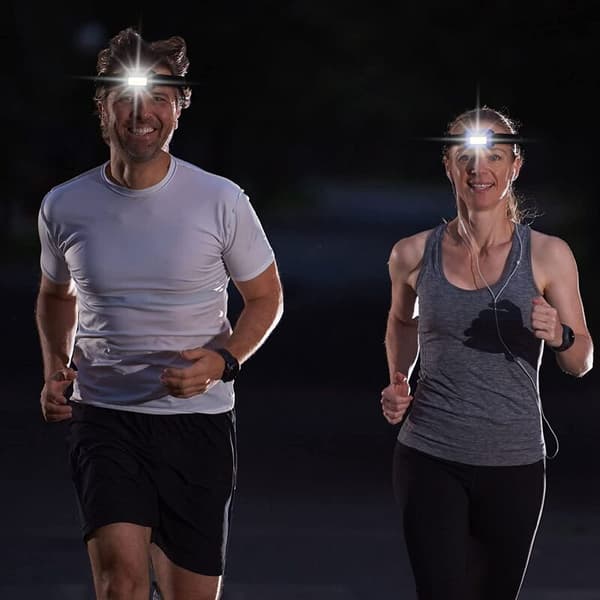 30 LED-klipslampe for voksne og barn, utendørs hodelykt med justerbart hodebånd, vanntett