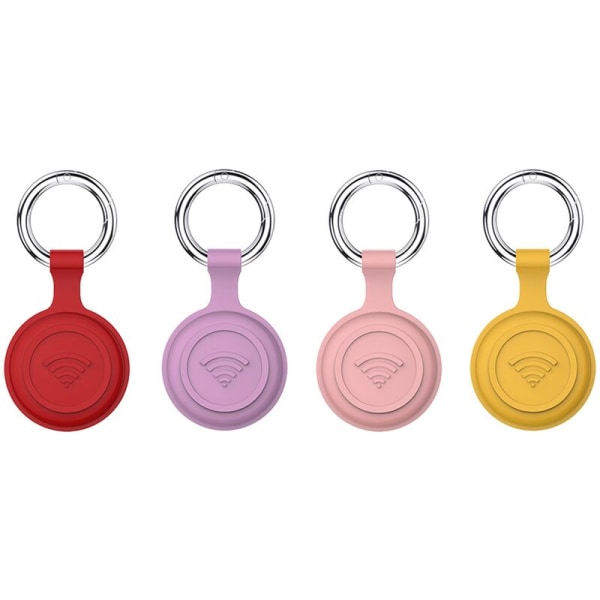 Anti-Drop skyddande skal TPU skal slot skydd för AirTags Bluetooth Tracker tillbehör (C)