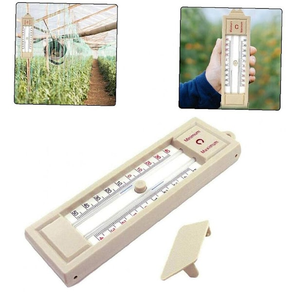 Havehave Drivhus Termometer Udendørs Plantning Max Min Digital Termometer til Planter Arbejdsforsyninger Indendørs Udendørs Havearbejde