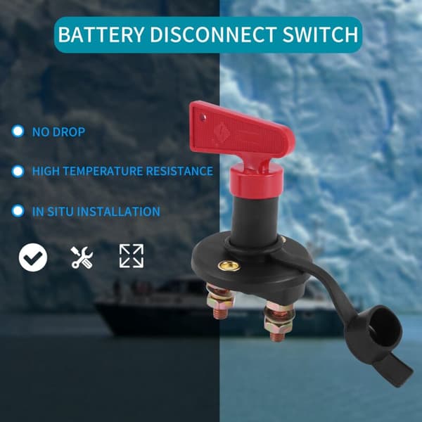 Batteri Kill Switch Isolator Afbryder Strøm til Køretøjer Auto Truck RV ATV Båd Bil Marine