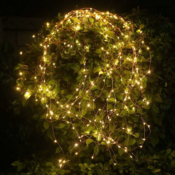 Ljusgirlang [Set med 4], Mini Batteridriven LED-girlang 5m 50 LEDer Inomhus och Utomhus Dekorationsljus för Sovrum Jul Bröllop Fest Hem