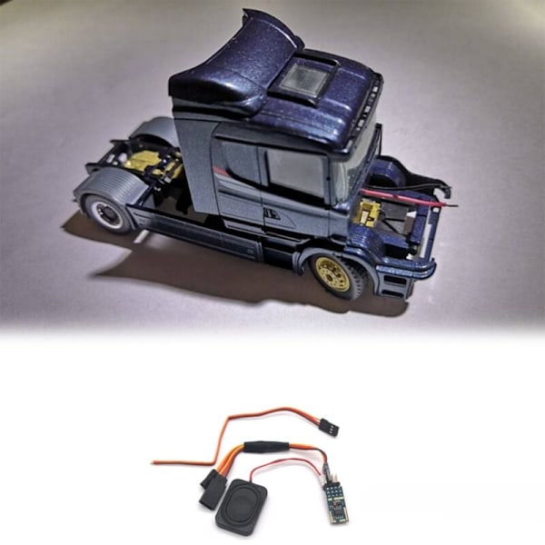 For DasMikro Mini Programmerbar Motorlyd til Orlandoo OH35P01 Truck Q64 Q65 Fjernkontrollbil Del