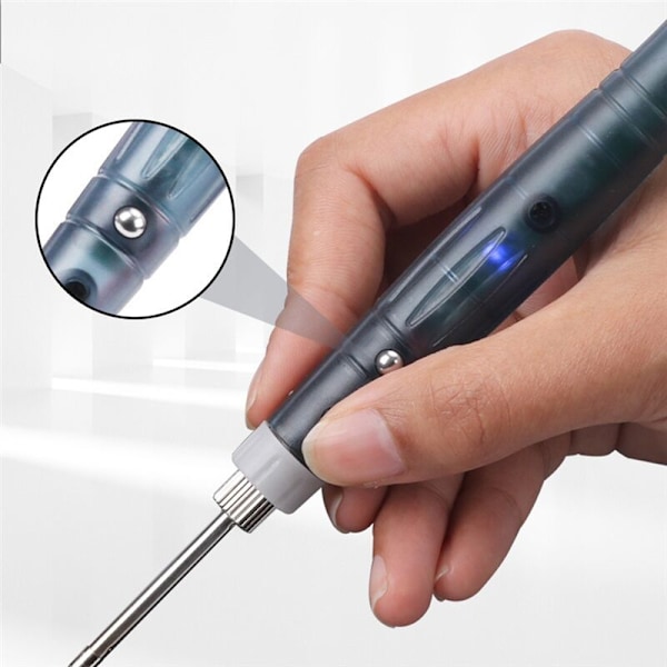 Portable USB Soldering Iron Professional Electric Heating Tool Rework Indicator Light Handle Welding Repair Outdoor