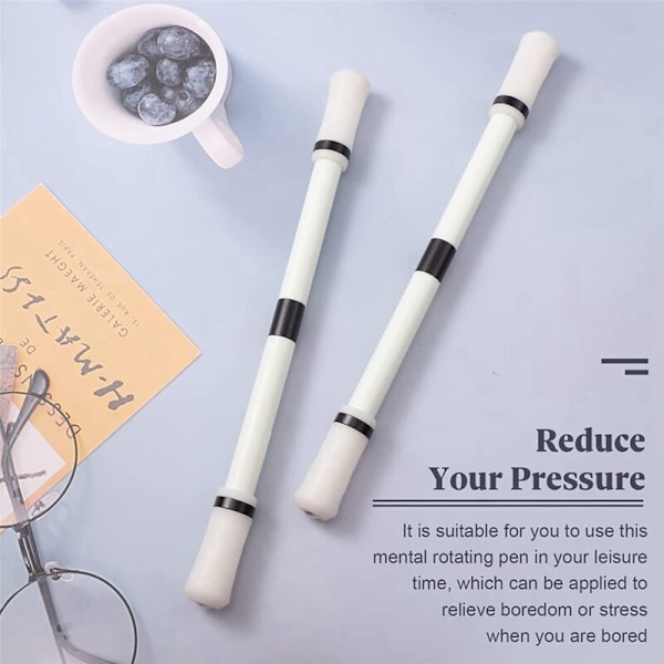 2 stk. Finger Spinning Mod Gaming Spinning Rotary med roterende finger-vægtet kugle B