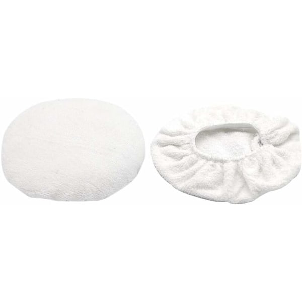 Poleringssvampar för bil (5 till 6 tum) Polerhuv - Mjuka Mircofiber Max Waxer Pads - Polerhuv för de flesta bilpolerare 6 st - Vit