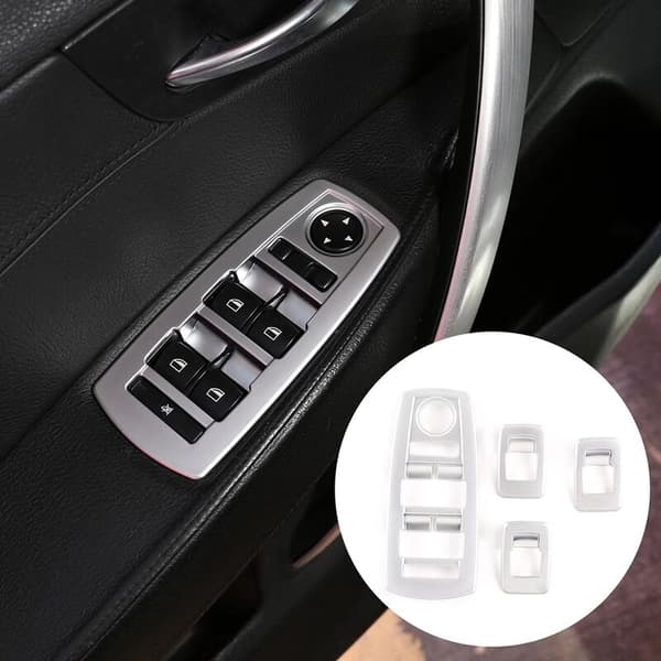 Fönsterlyftknappar Ram Trim Stickers 4 st/set för X3 E83 2006-2010